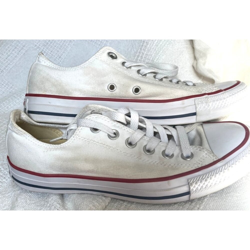 Converse All Star White Sneakers Chuck Casual Shoes Grunge Womens Unisex 5/7 - Picture 3 of 11